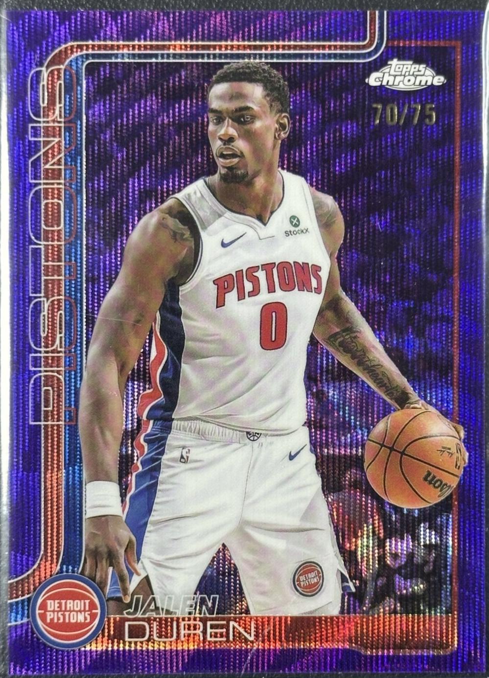 Jalen Duren [Purple Wave Refractor] #57