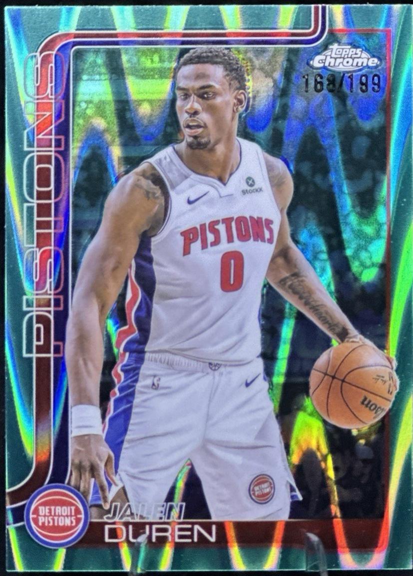 Jalen Duren [RayWave Aqua Refractor] #57