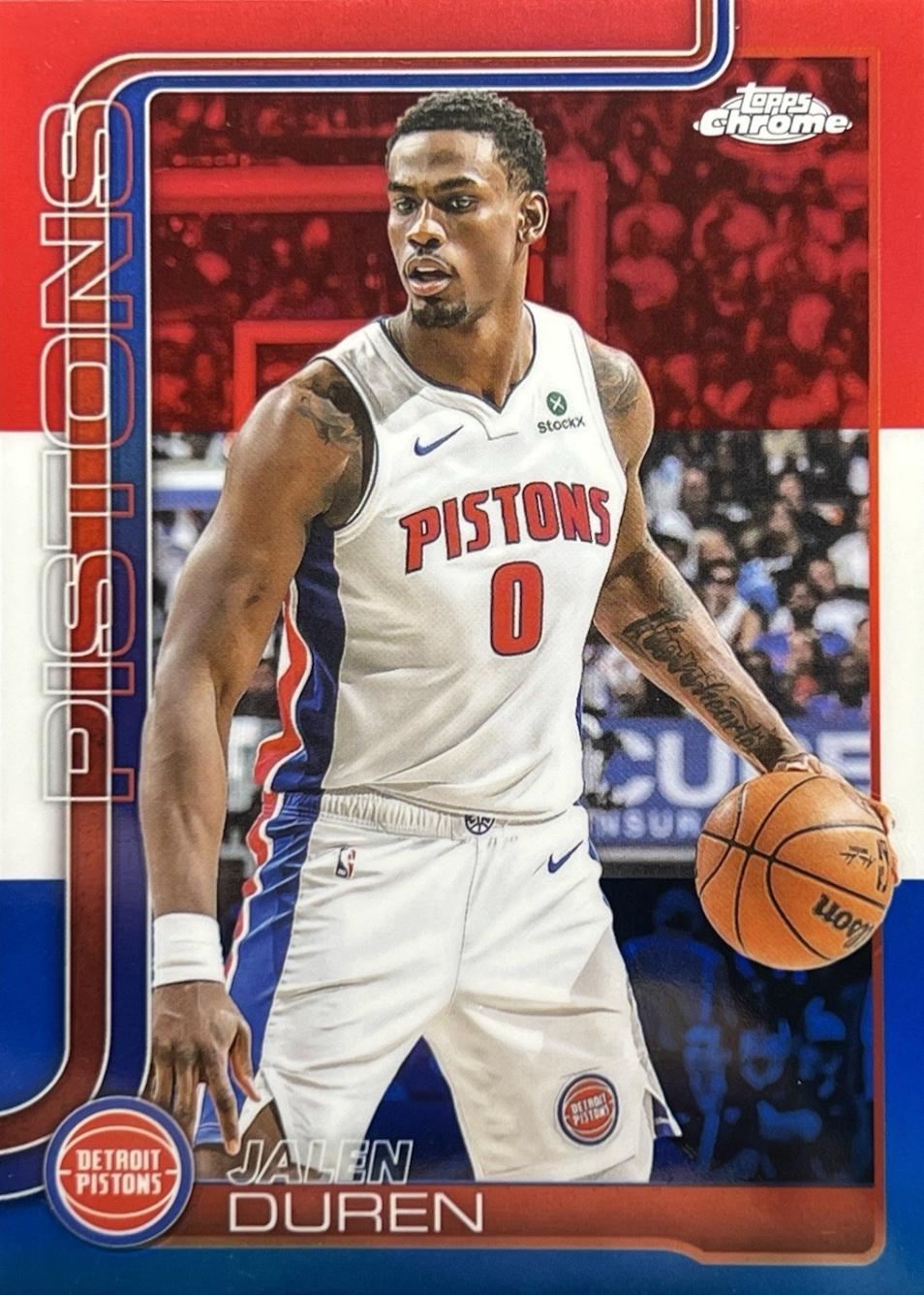 Jalen Duren [Red White Blue Refractor] #57
