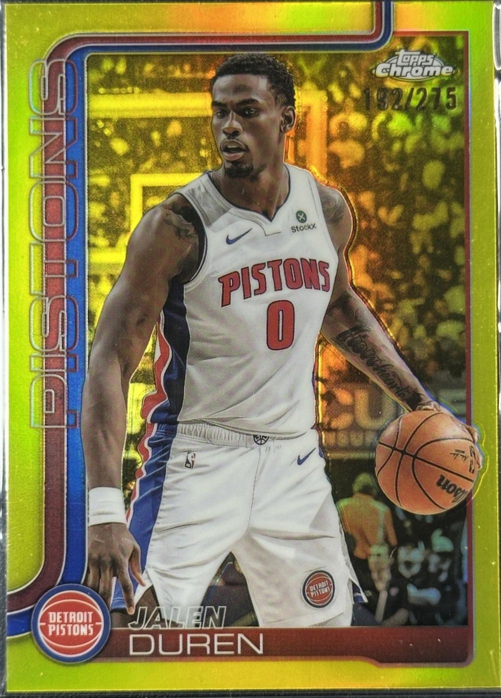 Jalen Duren [Yellow Refractor] #57