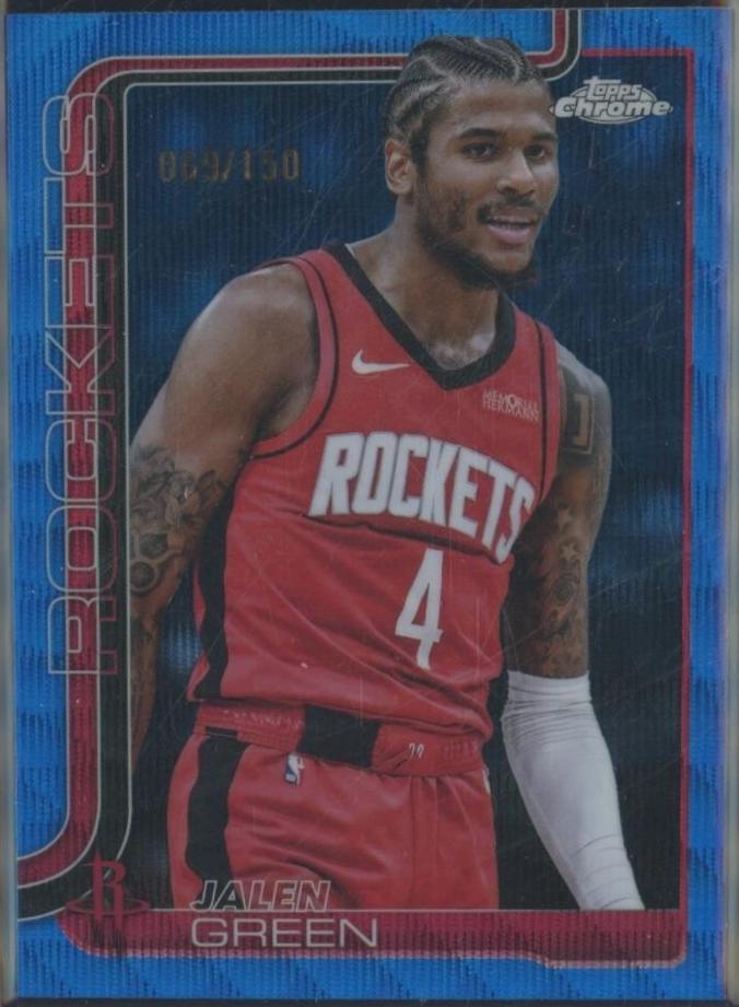 Jalen Green [Blue Wave Refractor] #58