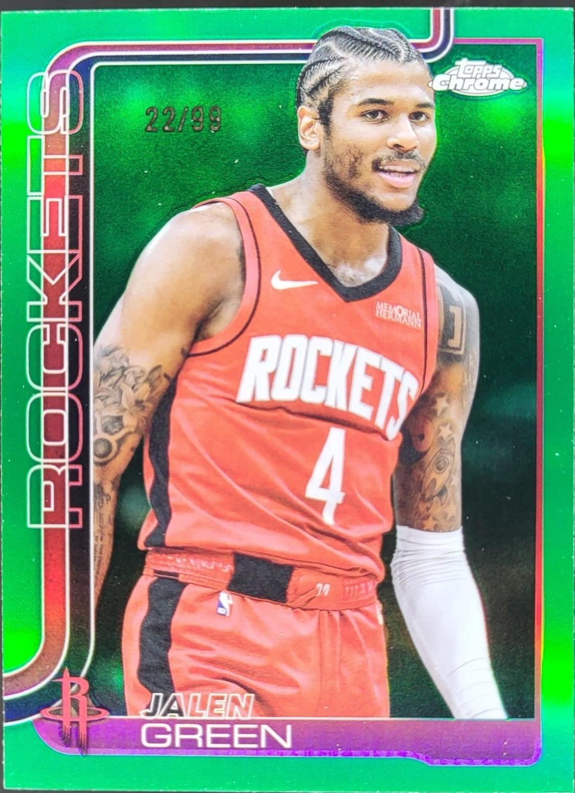 Jalen Green [Green Refractor] #58