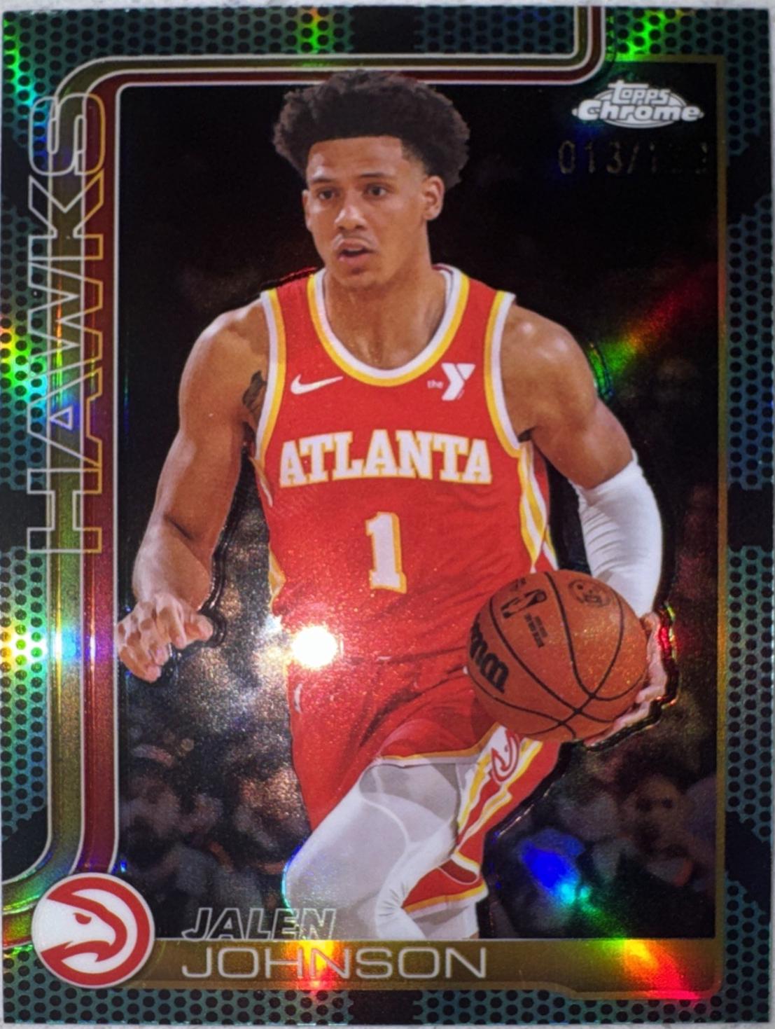 Jalen Johnson [Aqua Basketball Refractor] #56