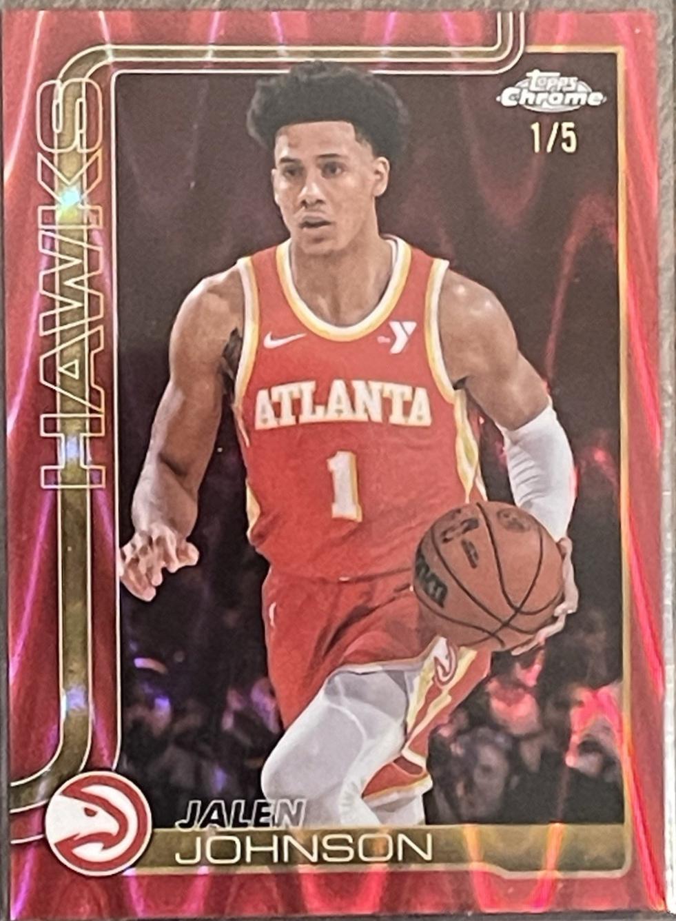 Jalen Johnson [RayWave Red Refractor] #56