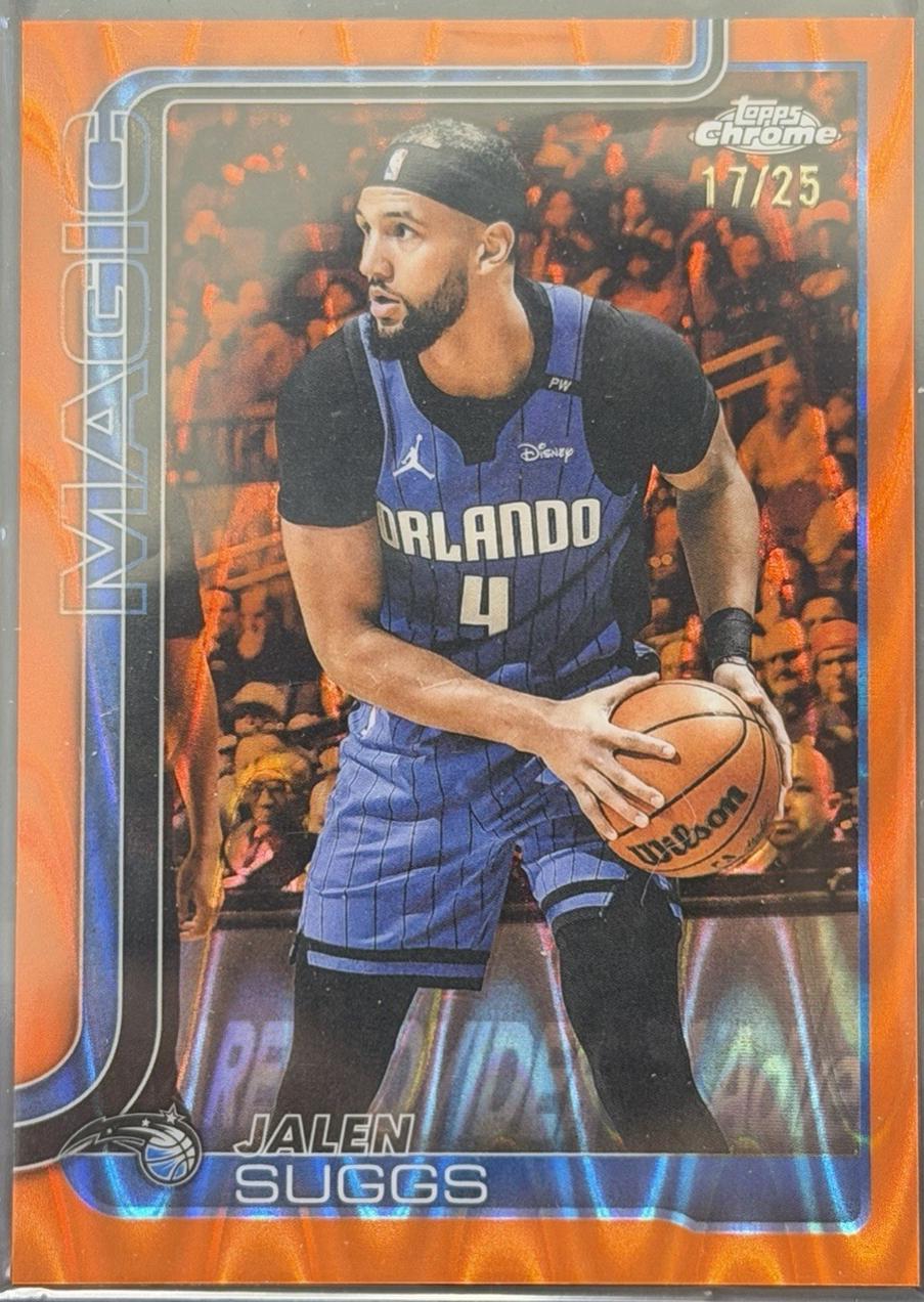 Jalen Suggs [RayWave Orange Refractor] #115