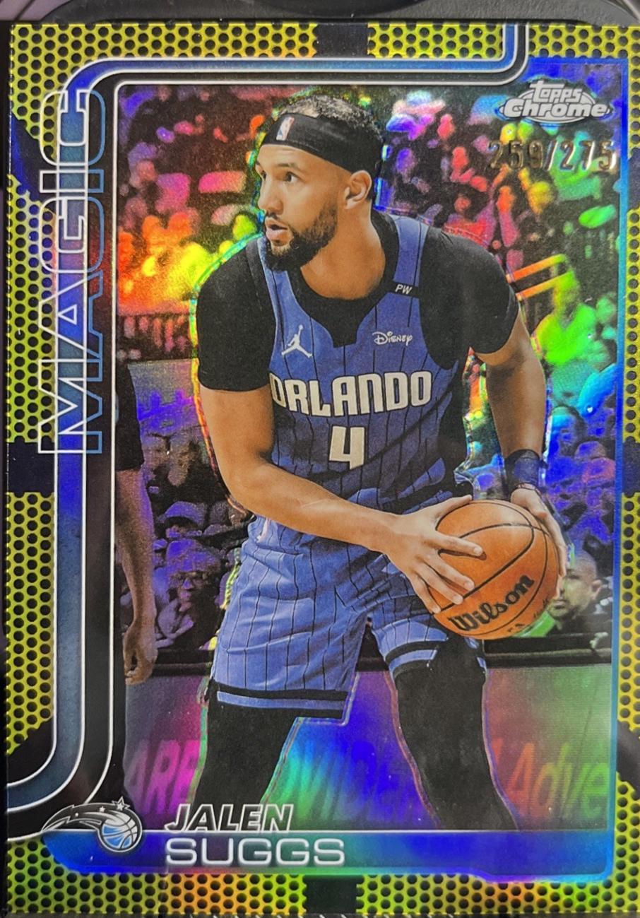 Jalen Suggs [Yellow Refractor] #115
