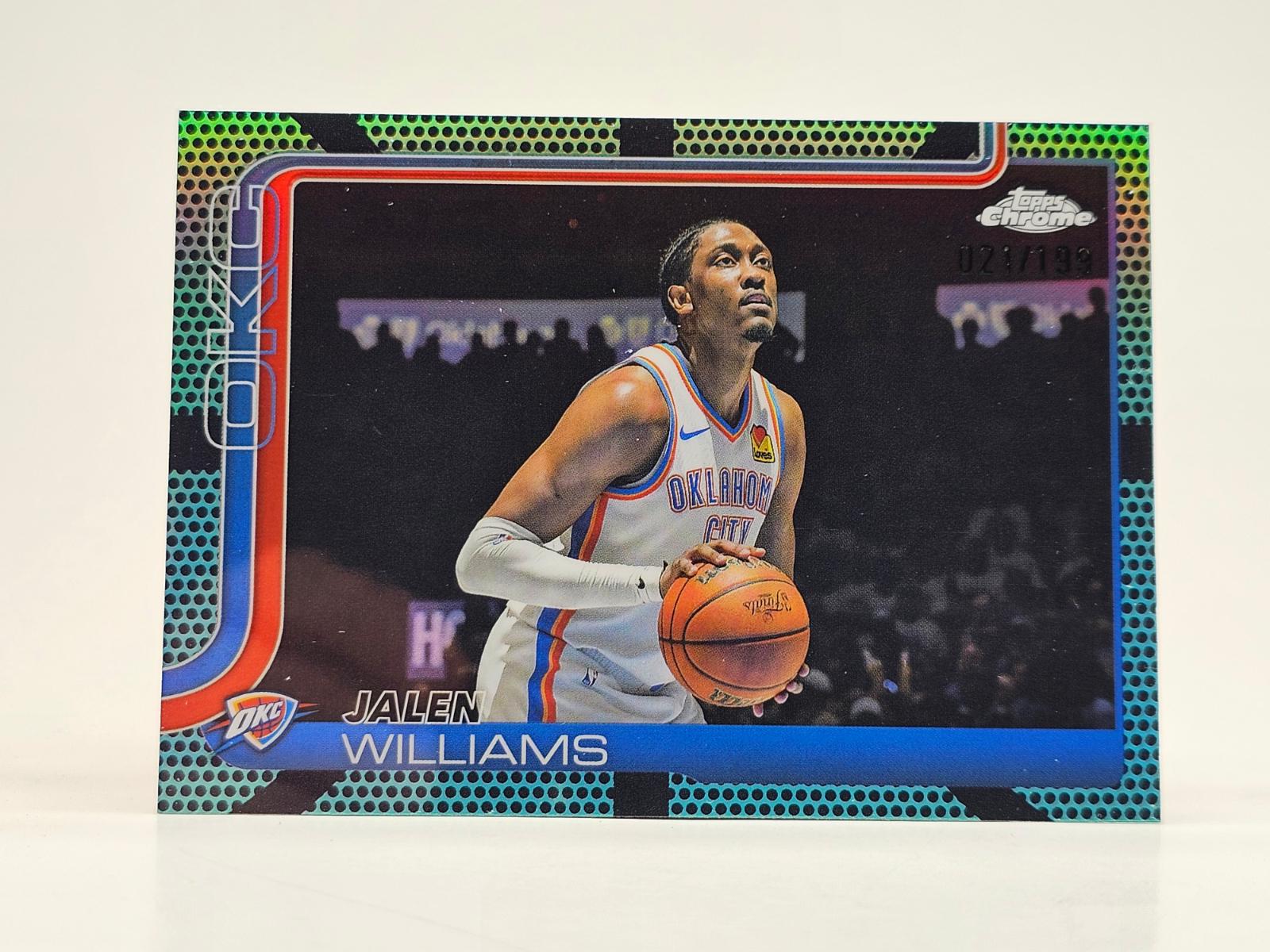 Jalen Williams [Aqua Basketball Refractor] #187
