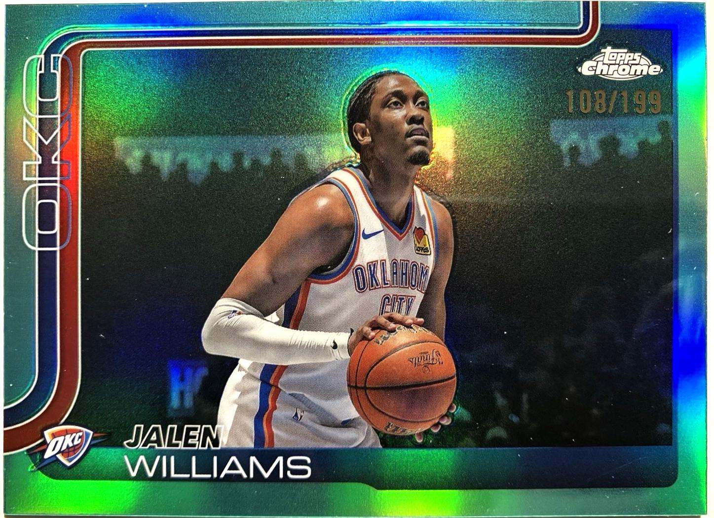 Jalen Williams [Aqua Refractor] #187