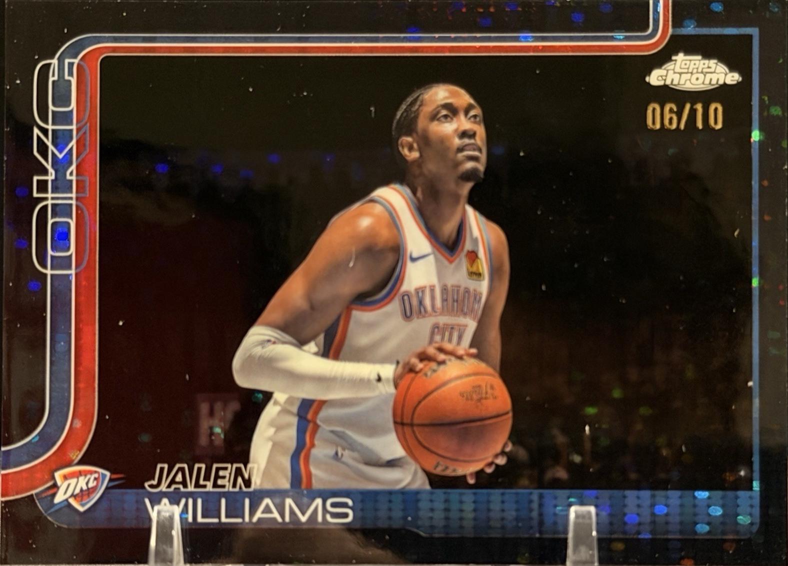 Jalen Williams [Black Refractor] #187
