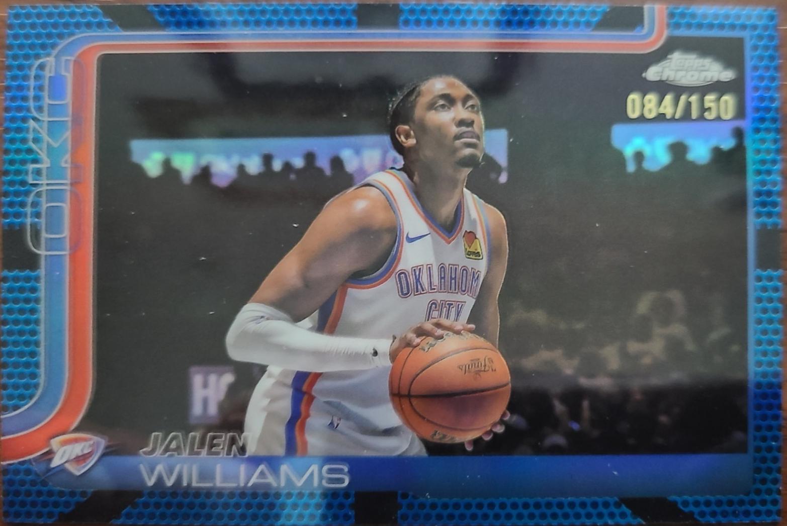 Jalen Williams [Blue Basketball Refractor] #187