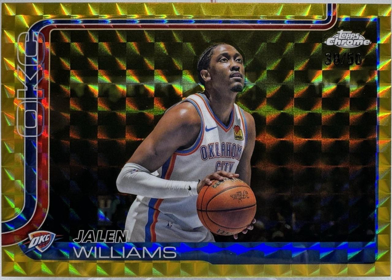 Jalen Williams [Gold Refractor] #187