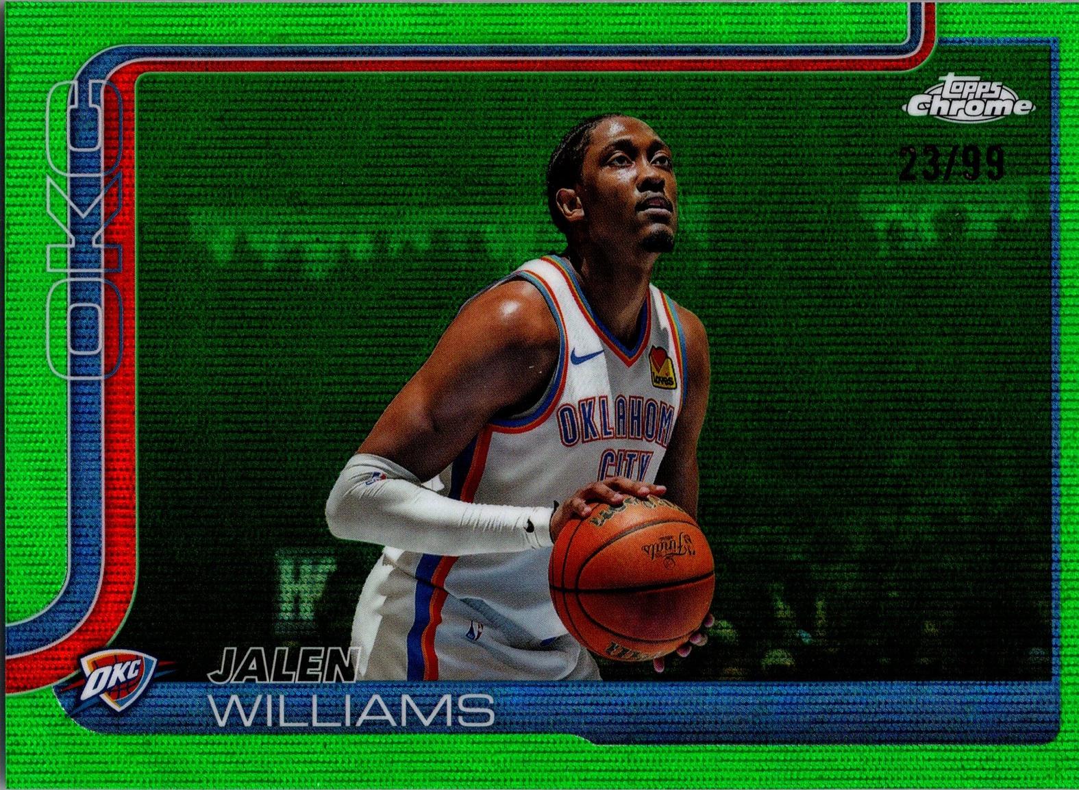 Jalen Williams [Green Wave Refractor] #187