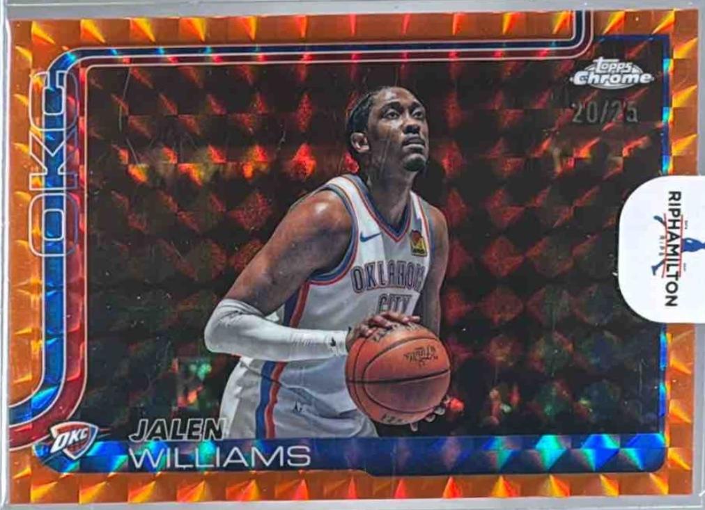 Jalen Williams [Orange Geometric Refractor] #187