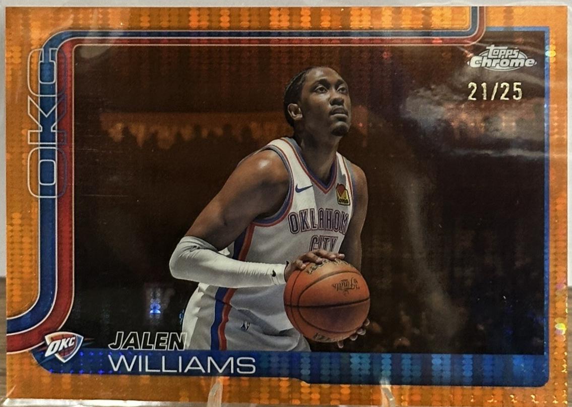 Jalen Williams [Pulsar Orange Refractor] #187