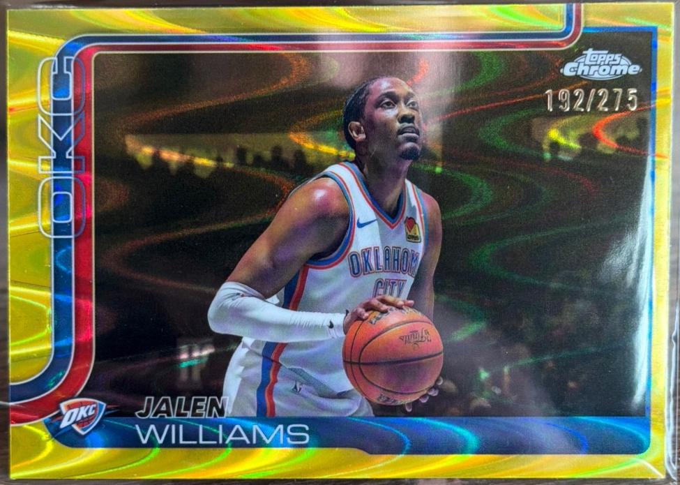 Jalen Williams [RayWave Yellow Refractor] #187