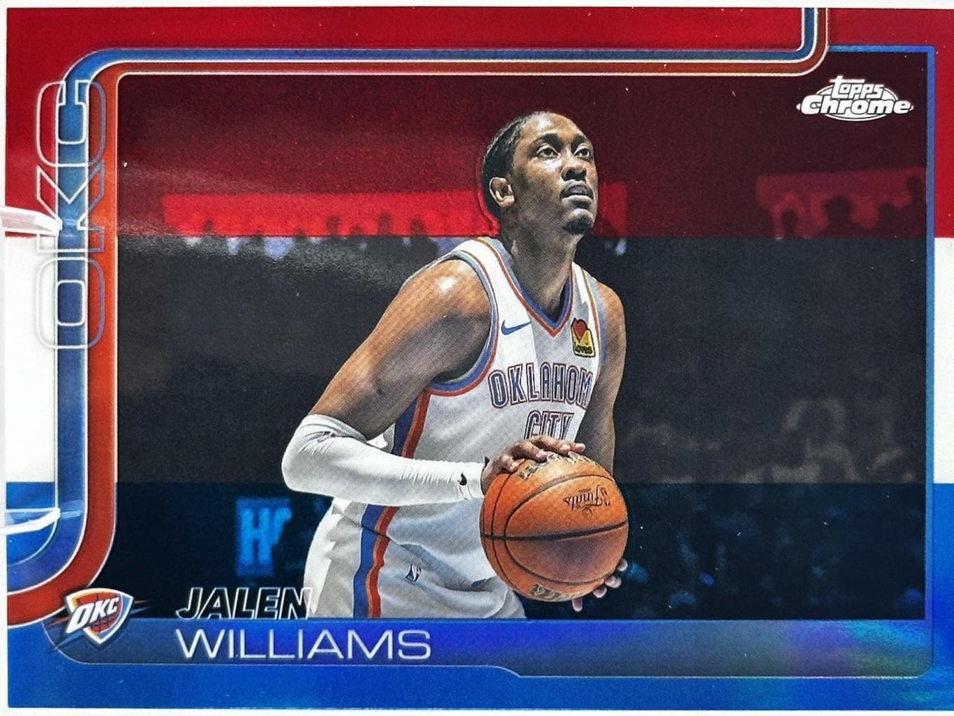 Jalen Williams [Red White Blue Refractor] #187