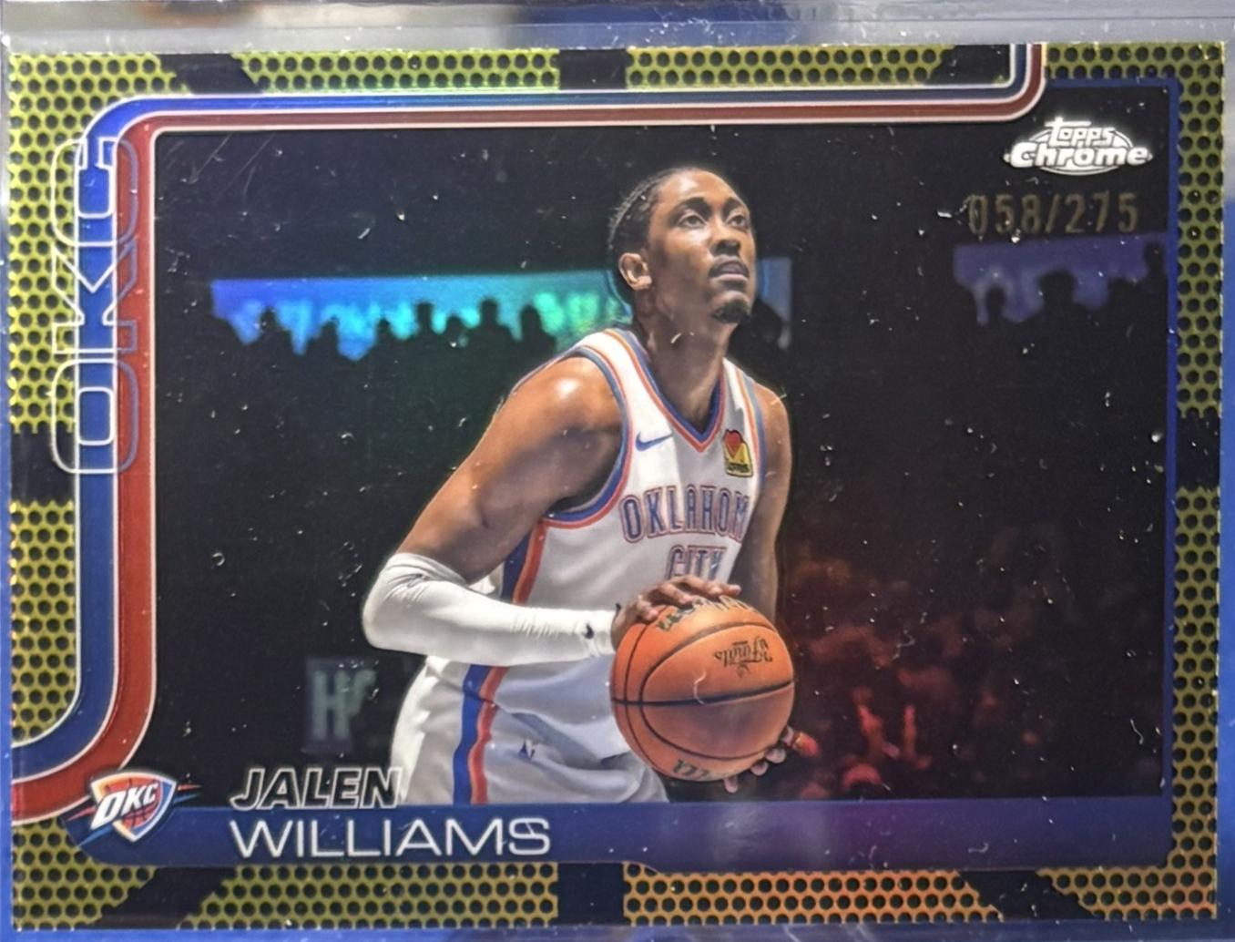 Jalen Williams [Yellow Refractor] #187