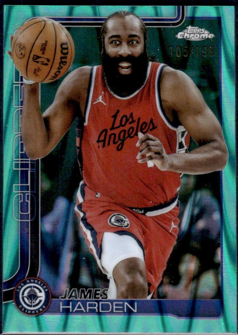 James Harden [Aqua Refractor] #54