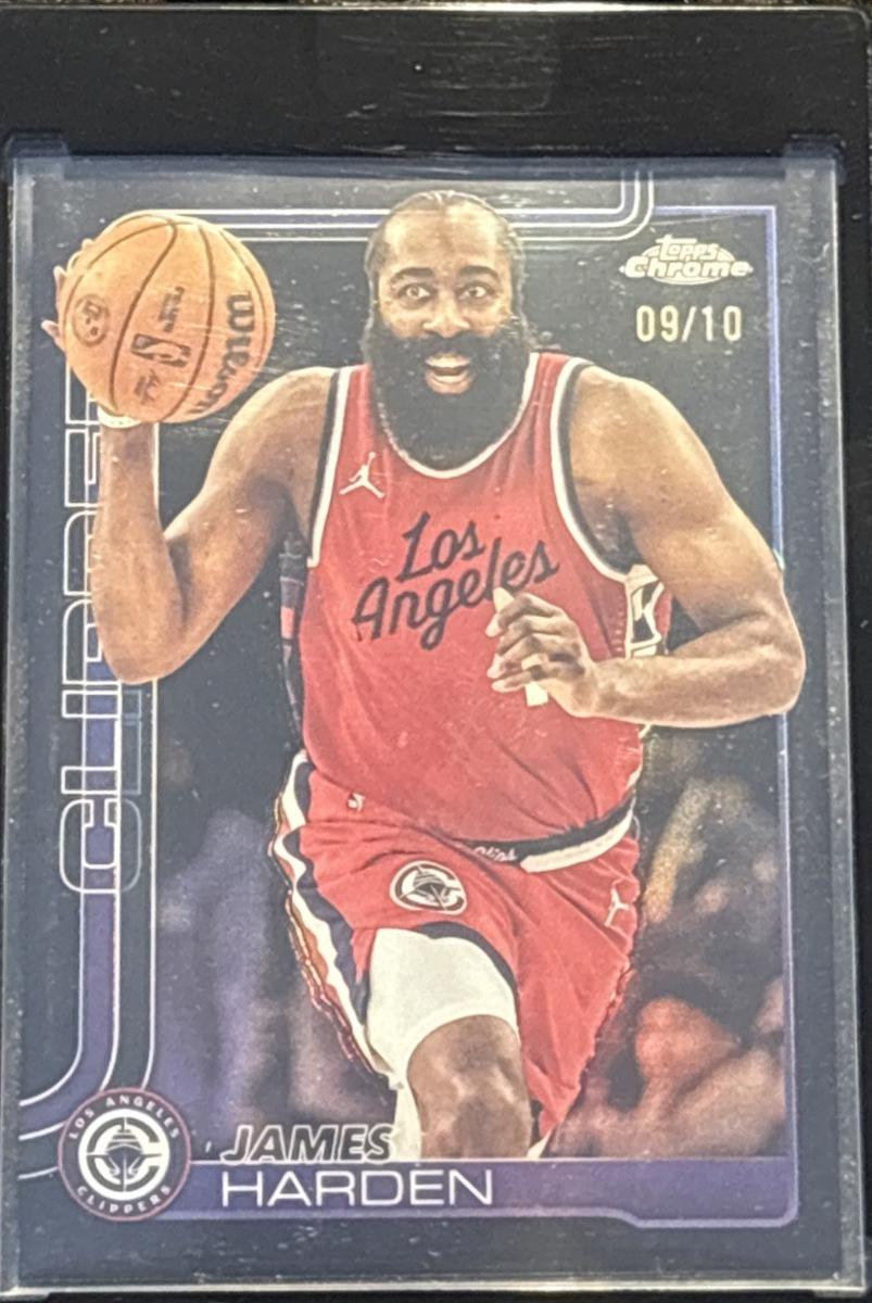 James Harden [Black Basketball Refractor] #54