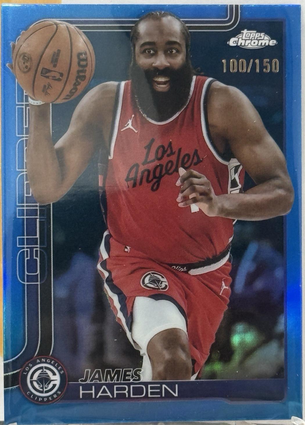 James Harden [Blue Refractor] #54