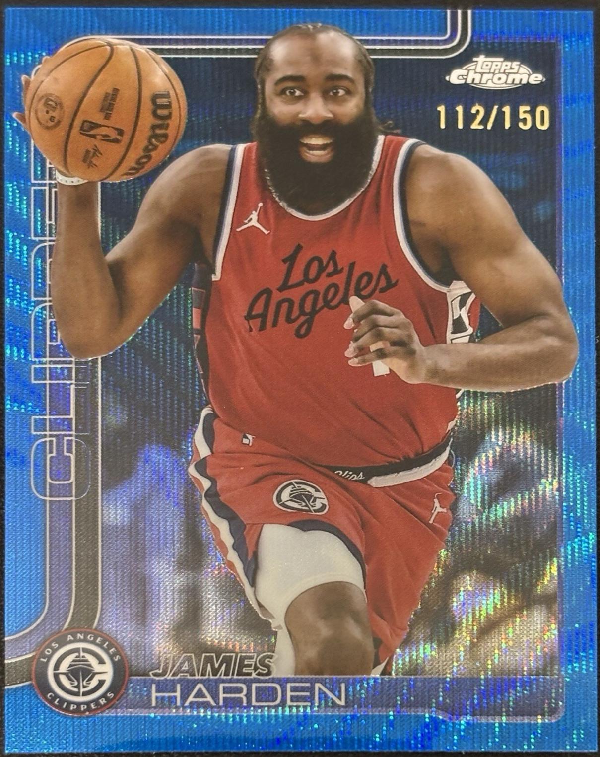 James Harden [Blue Wave Refractor] #54