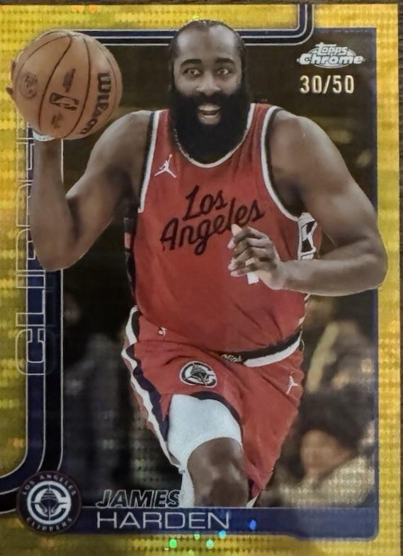 James Harden [Pulsar Gold Refractor] #54