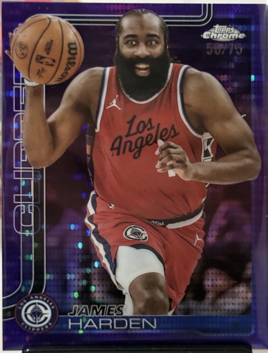 James Harden [Pulsar Purple Refractor] #54