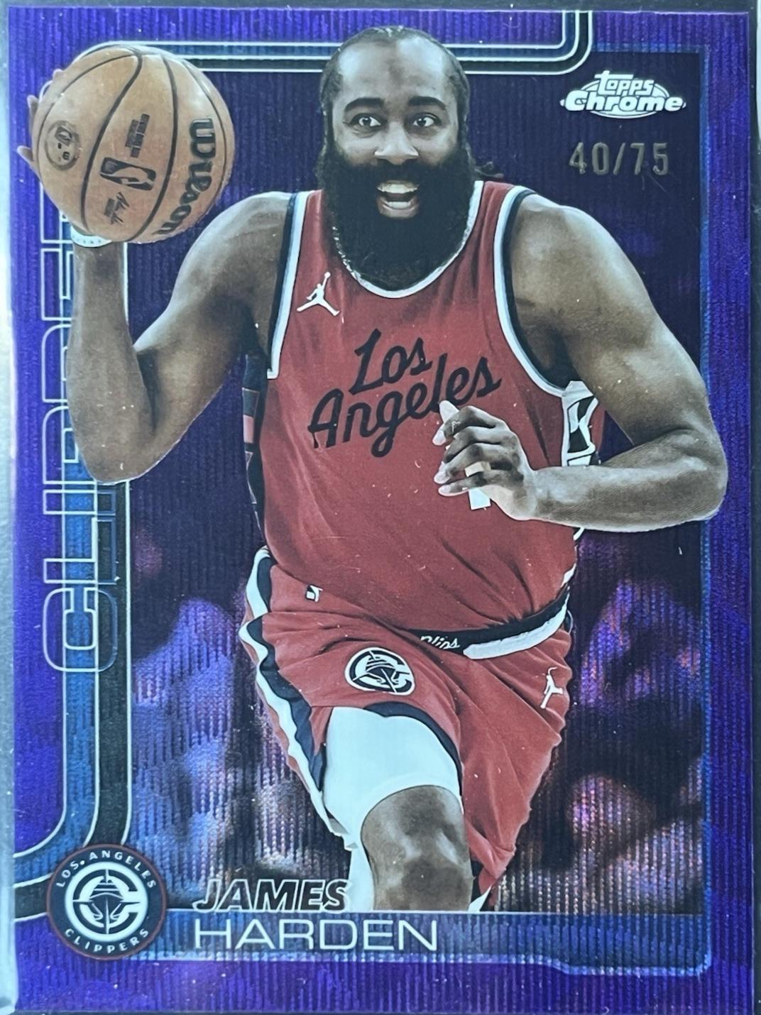 James Harden [Purple Wave Refractor] #54