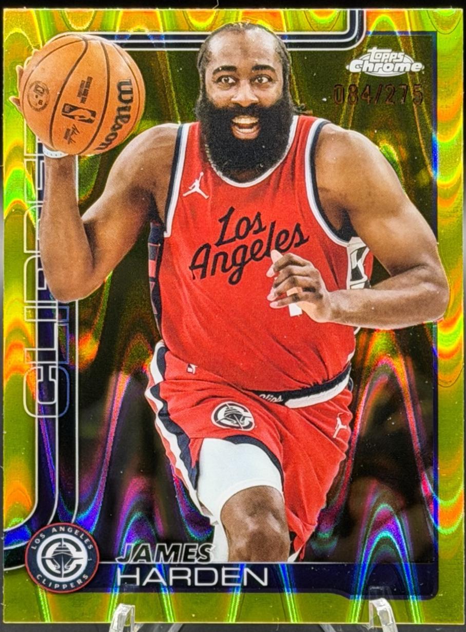 James Harden [RayWave Yellow Refractor] #54