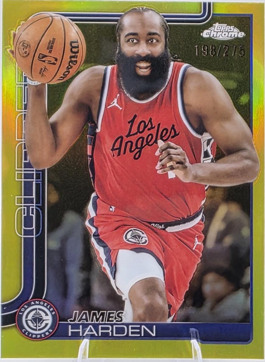 James Harden [Yellow Refractor] #54