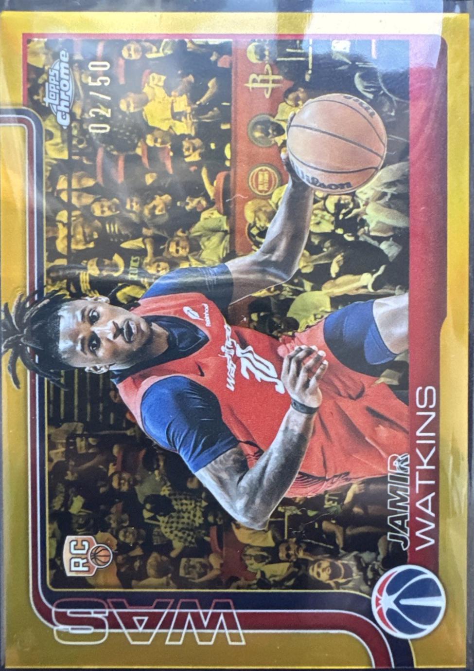 Jamir Watkins [Gold Basketball Refractor] #294