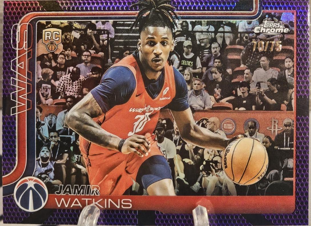 Jamir Watkins [Purple Basketball Refractor] #294