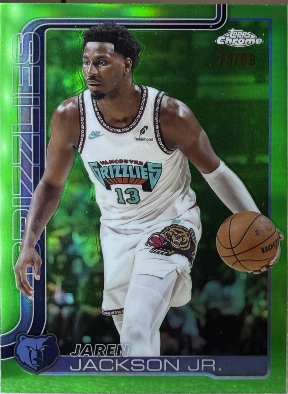 Jaren Jackson Jr. [Green Refractor] #163
