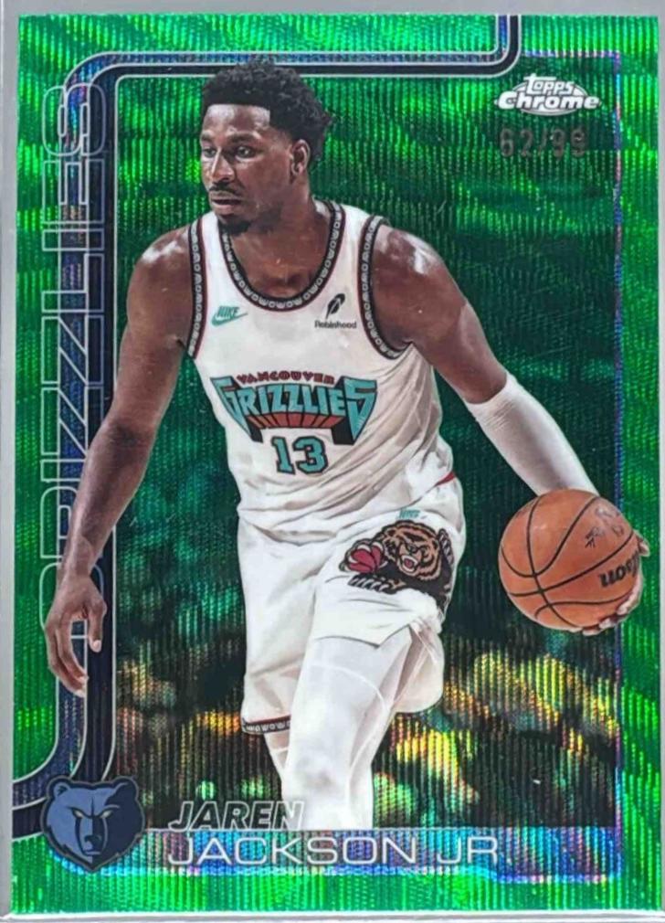 Jaren Jackson Jr. [Green Wave Refractor] #163
