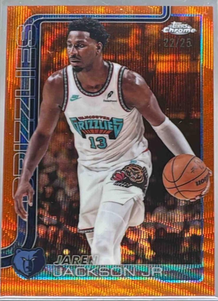 Jaren Jackson Jr. [Orange Wave Refractor] #163
