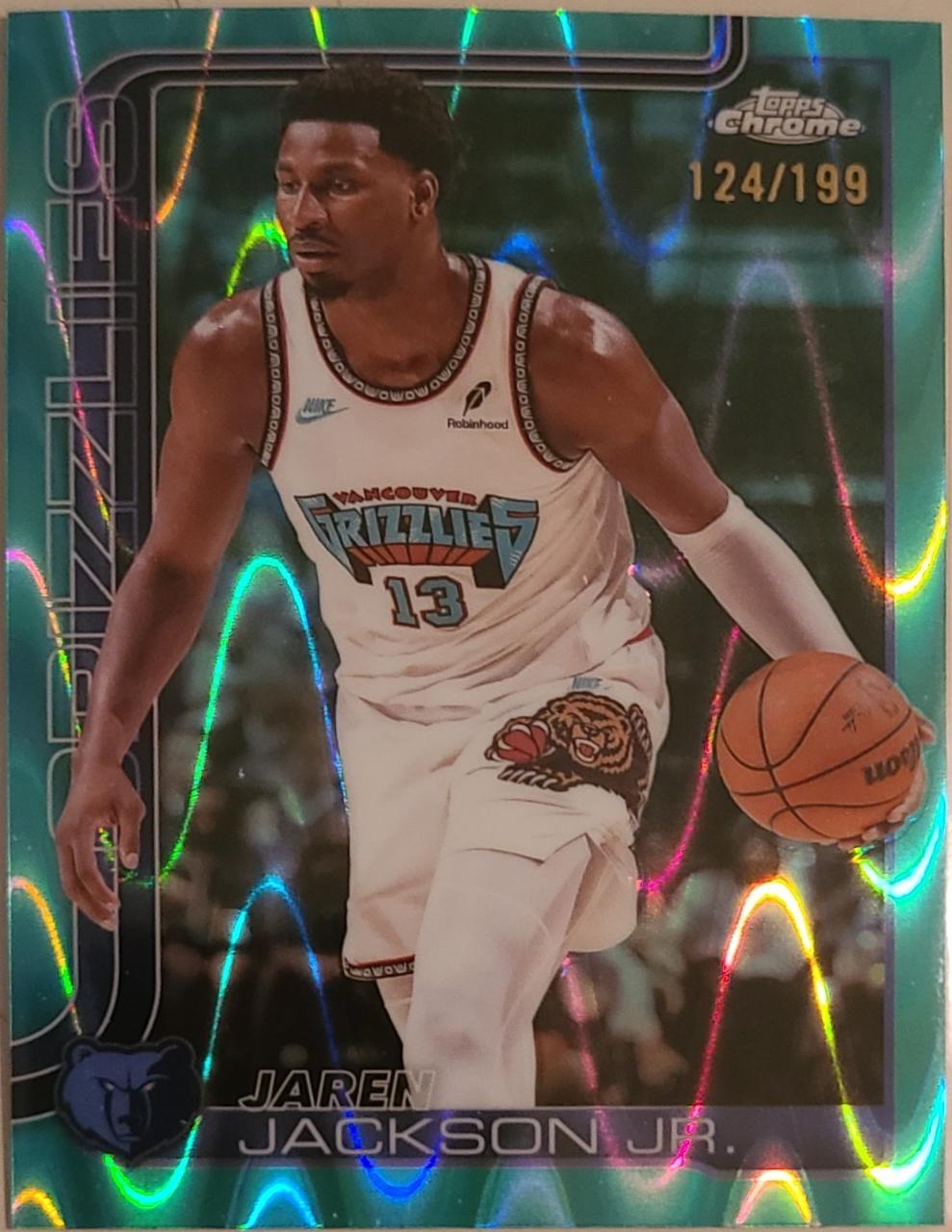 Jaren Jackson Jr. [RayWave Aqua Refractor] #163