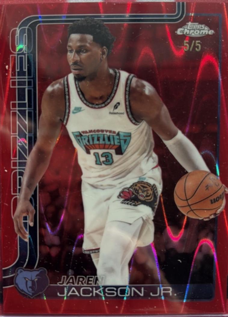 Jaren Jackson Jr. [RayWave Red Refractor] #163