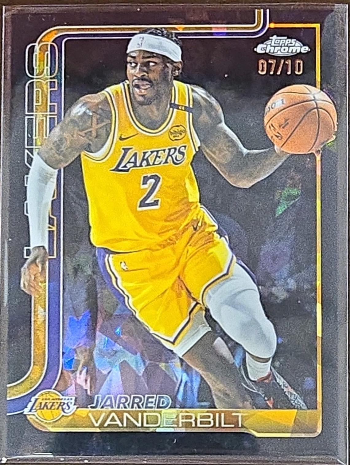 Jarred Vanderbilt [Black Basketball Refractor] #154