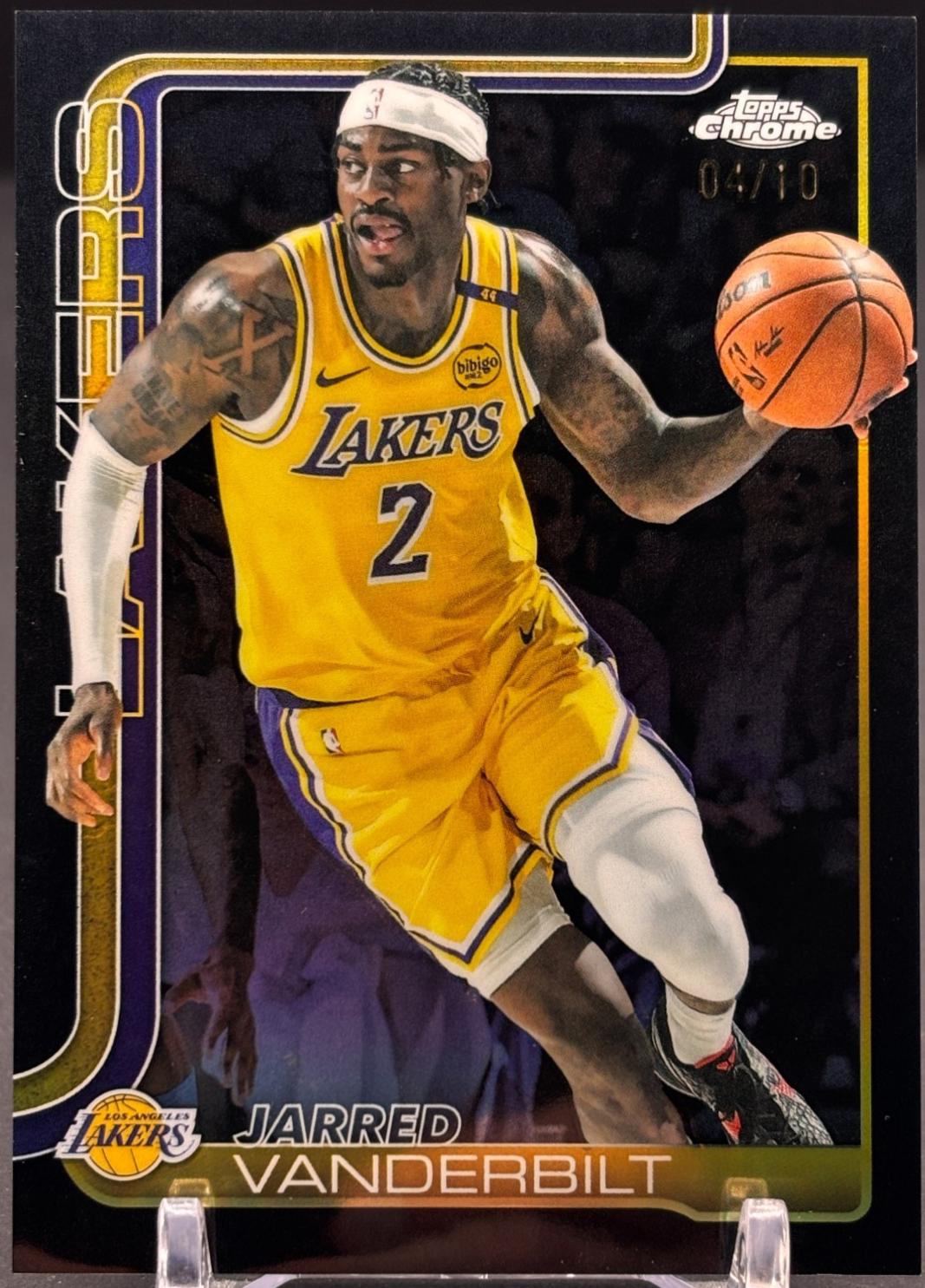 Jarred Vanderbilt [Black Refractor] #154