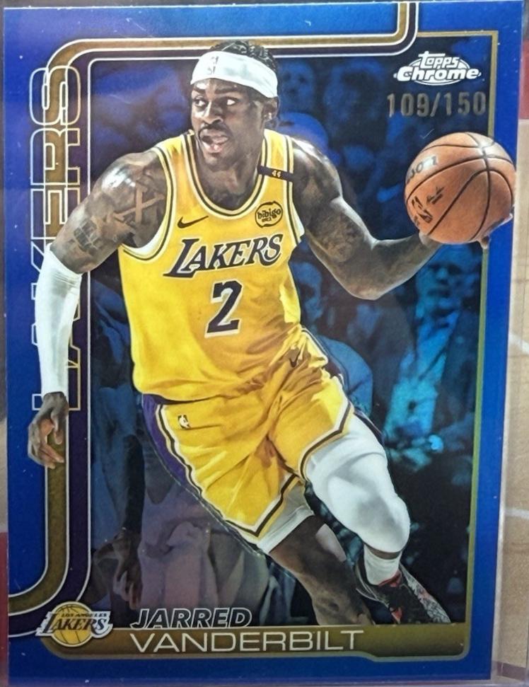 Jarred Vanderbilt [Blue Refractor] #154