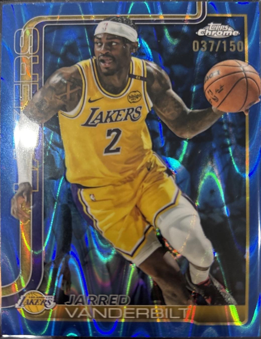Jarred Vanderbilt [Blue Wave Refractor] #154