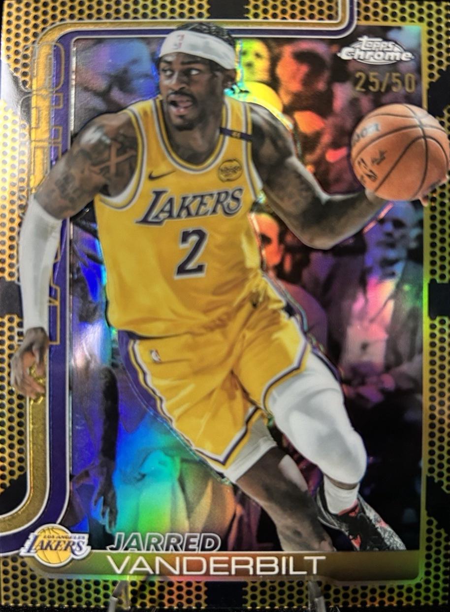Jarred Vanderbilt [Gold Basketball Refractor] #154