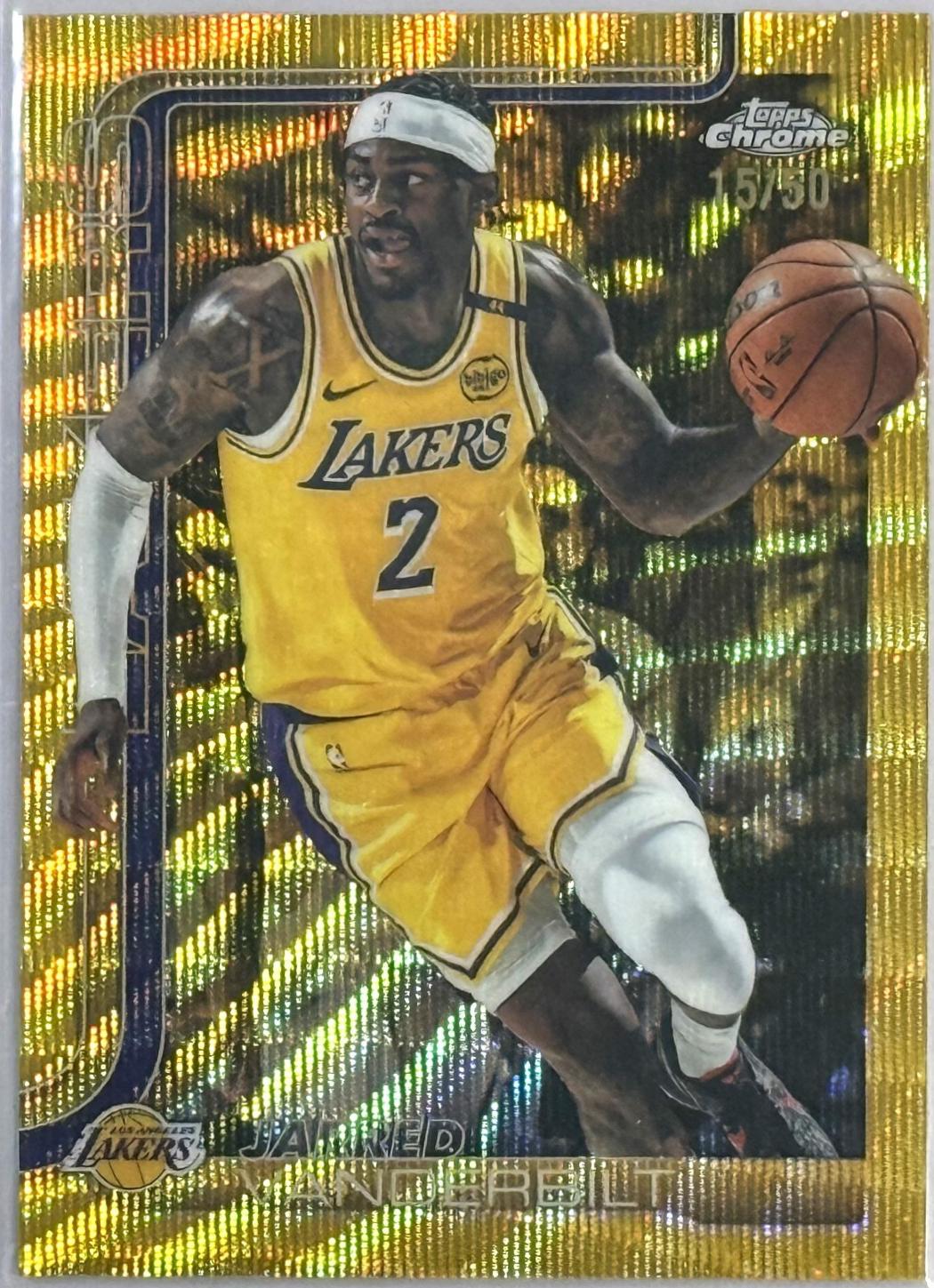 Jarred Vanderbilt [Gold Wave Refractor] #154