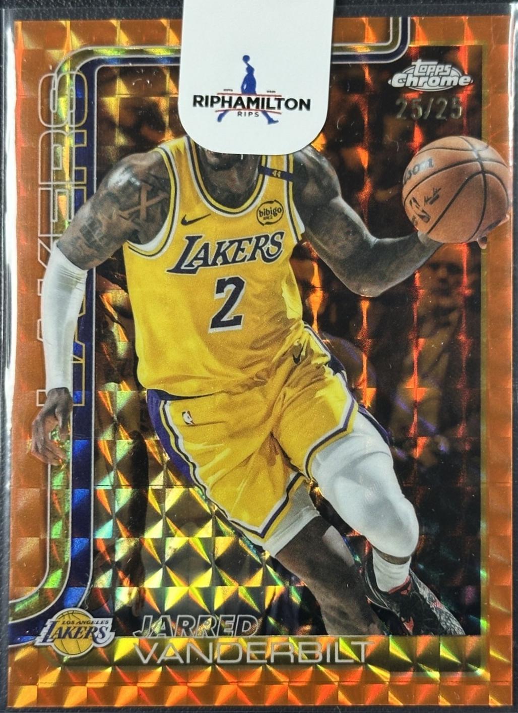 Jarred Vanderbilt [Orange Geometric Refractor] #154