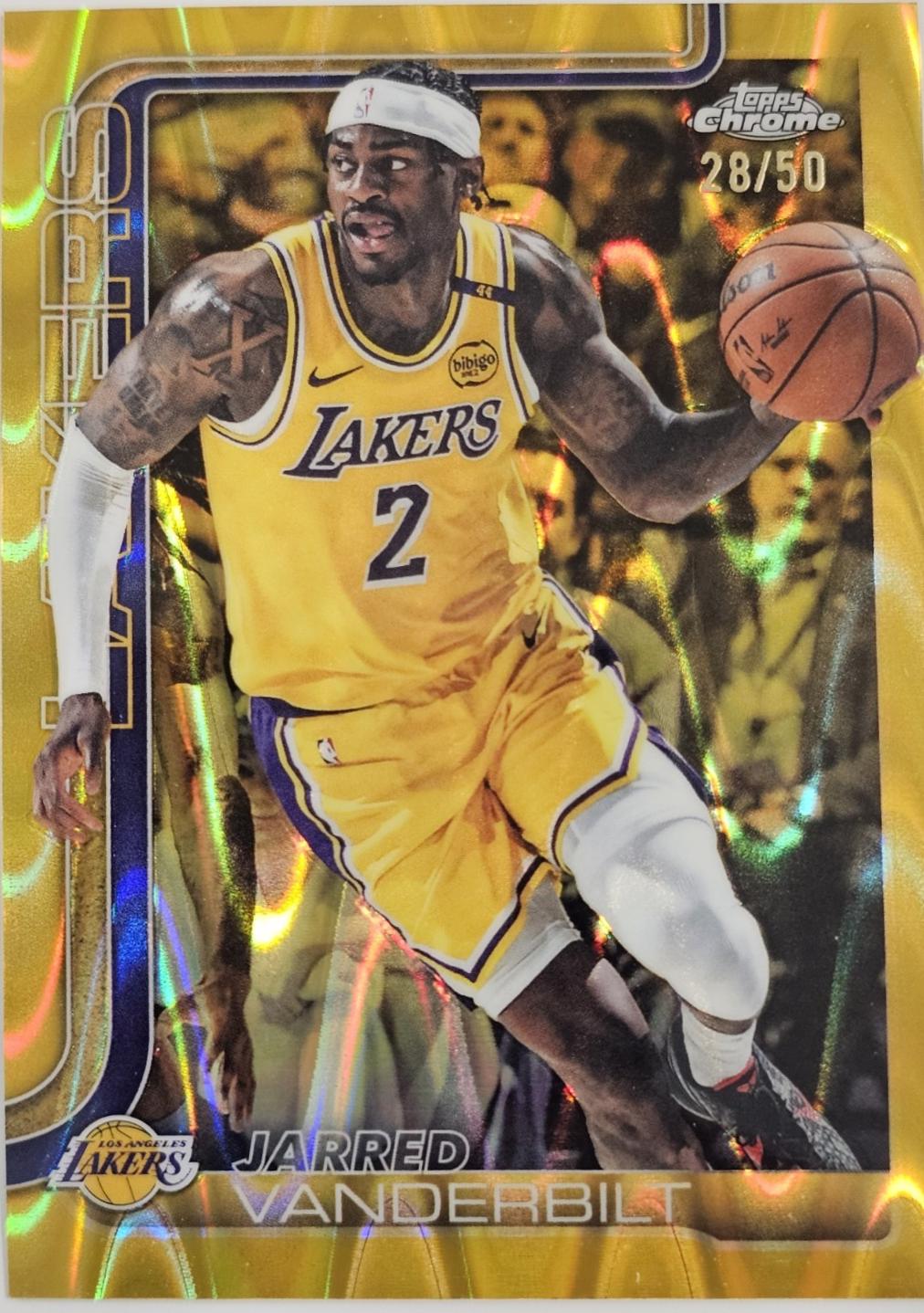 Jarred Vanderbilt [RayWave Gold Refractor] #154