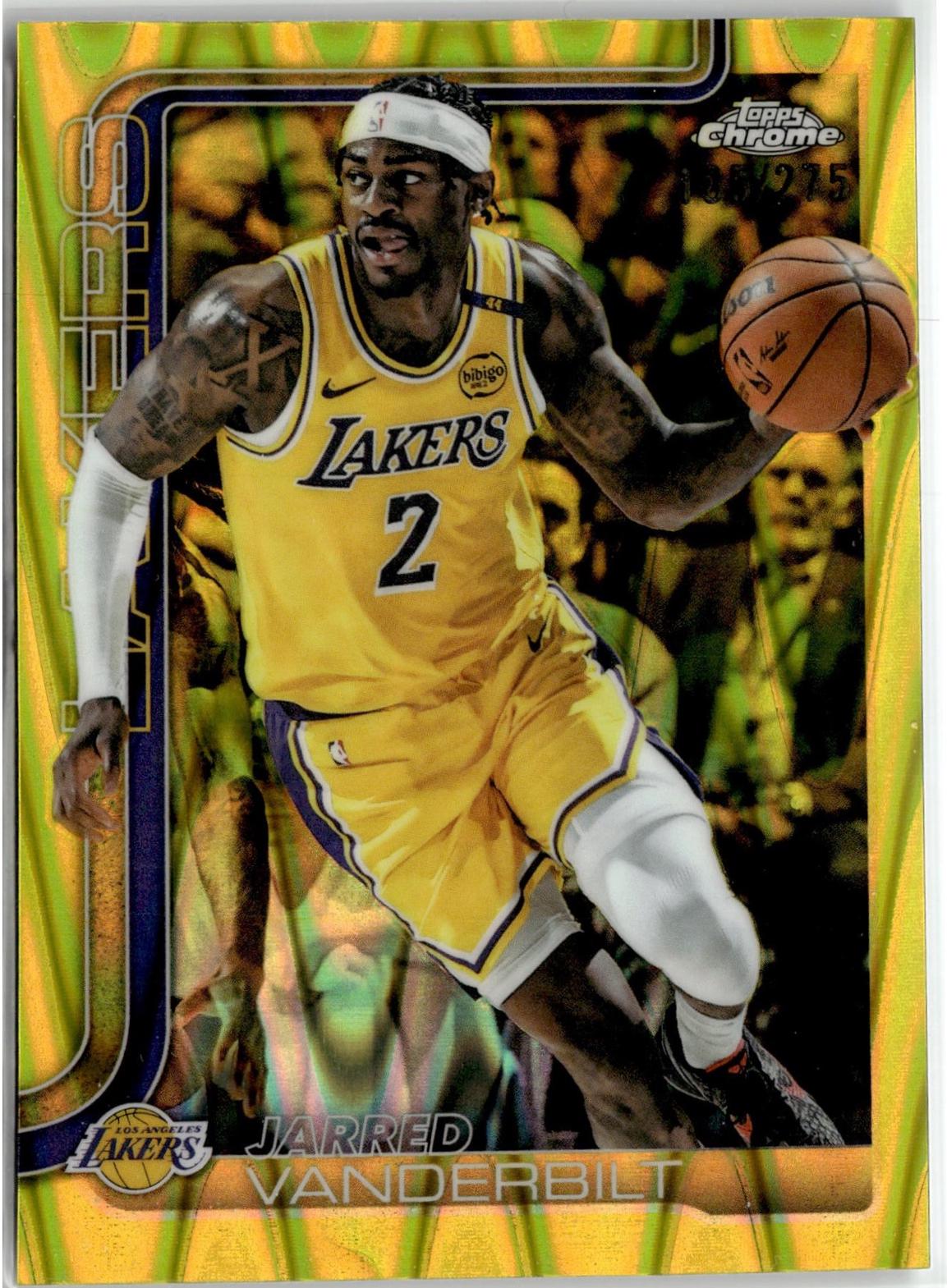 Jarred Vanderbilt [RayWave Yellow Refractor] #154