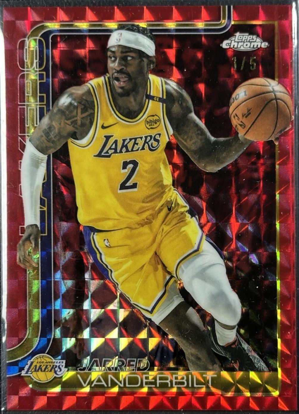 Jarred Vanderbilt [Red Geometric Refractor] #154