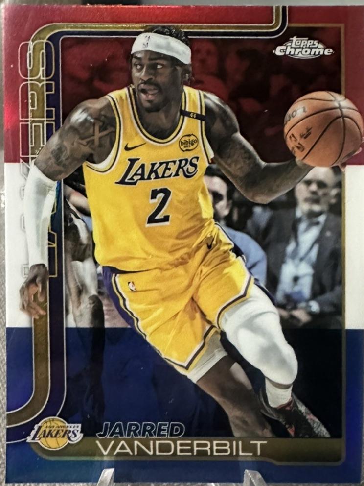 Jarred Vanderbilt [Red White Blue Refractor] #154