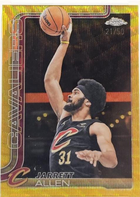 Jarrett Allen [Gold Wave Refractor] #52
