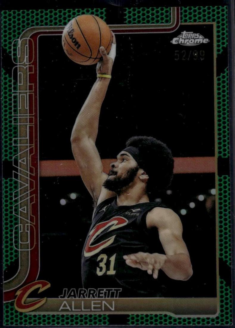 Jarrett Allen [Green Basketball Refractor] #52